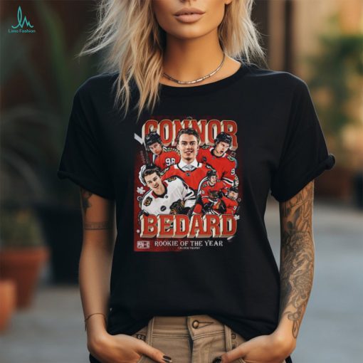Official Connor Bedard Rookie of the Year Open Ice Calder Trophy Winner shirt