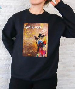 Official Cyndi Lauper Girls Just Wanna Have Fun Farewell Tour 2024 Poster Shirt