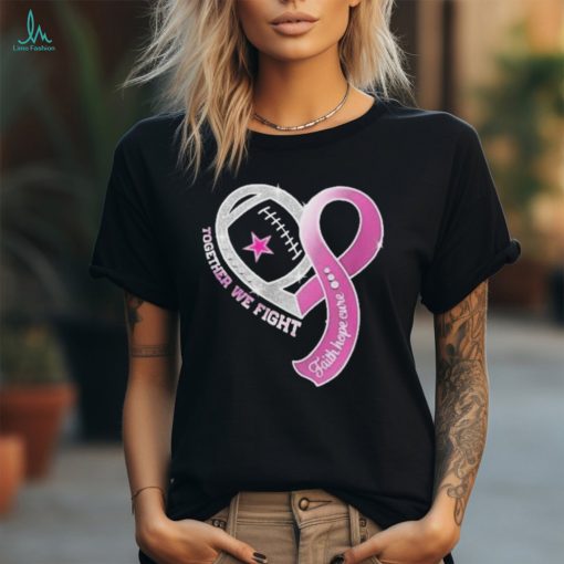 Official Dallas Cowboys Football Team Together We Fight Cancer T Shirt