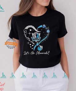 Official Dallas Mavericks Heart Diamond Let’s Go Mavericks 2024 shirt