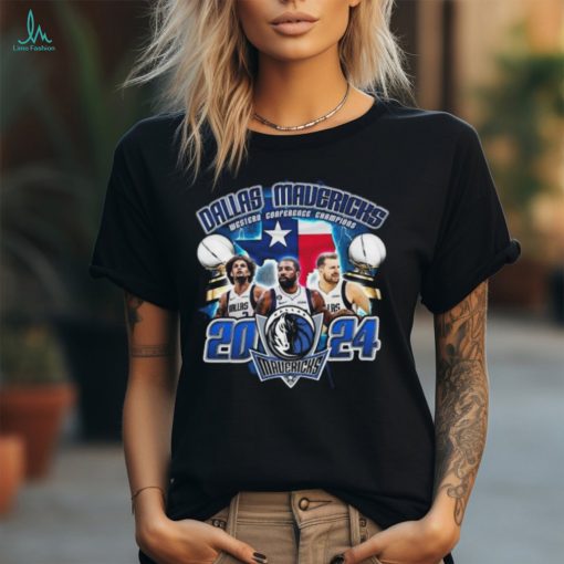 Official Dallas Mavericks Players Western Conference Champions 2024 Shirt