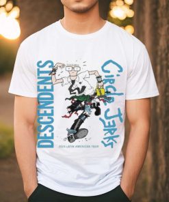 Official Descendents And Circle Jerks Latin American 2024 Tour Shirt