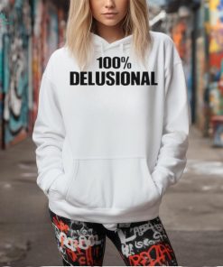 Official Diabolical Pee Wearing 100% Delusional Shirt