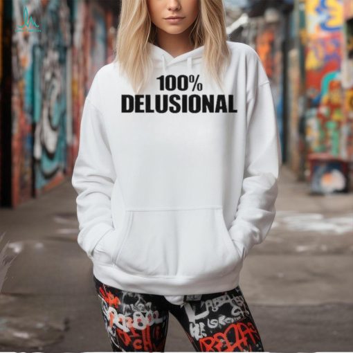 Official Diabolical Pee Wearing 100% Delusional Shirt