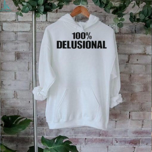 Official Diabolical Pee Wearing 100% Delusional Shirt