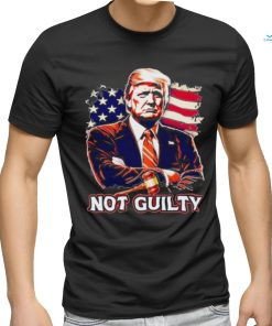 Official Donald Trump Not Guilty Shirt