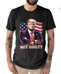 Official Donald Trump Not Guilty Shirt