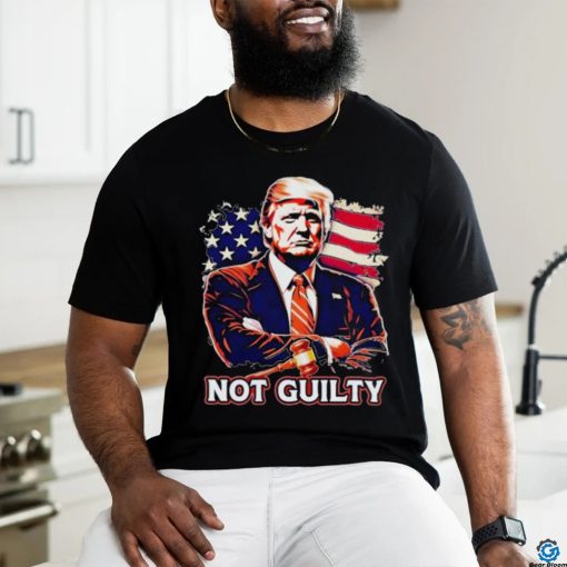 Official Donald Trump Not Guilty Shirt