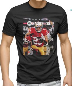 Official EA Sports Madden NFL 25 Deluxe Edition Cover Athlete Christian McCaffrey From 49Ers Classic T Shirt