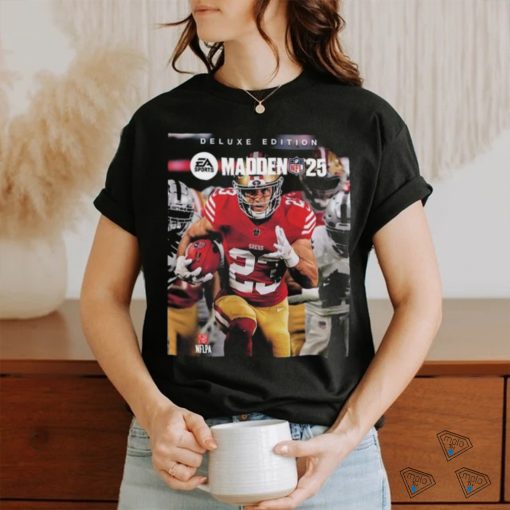 Official EA Sports Madden NFL 25 Deluxe Edition Cover Athlete Christian McCaffrey From 49Ers Classic T Shirt