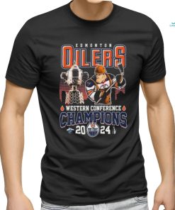 Official Edmonton Oilers Bardown Reverse Western Conference Champions 2024 shirt