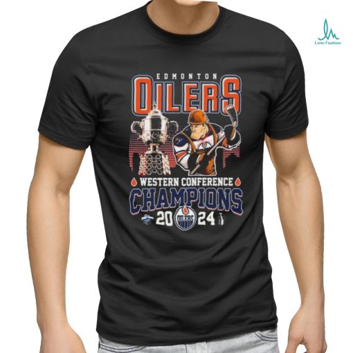 Official Edmonton Oilers Bardown Reverse Western Conference Champions 2024 shirt