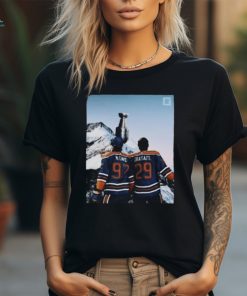 Official Edmonton Oilers Connor McDavid And Leon Draisaitl 2024 Stanley Cup Final Shirt