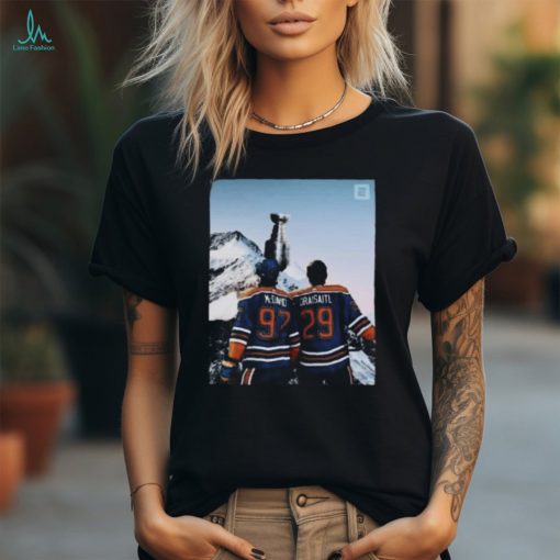 Official Edmonton Oilers Connor McDavid And Leon Draisaitl 2024 Stanley Cup Final Shirt