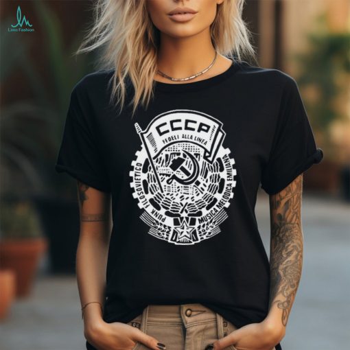 Official Faithful to the Line Music Punk Rock Soviet Star CCCP t shirt