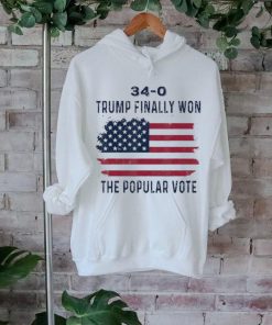 Official Finally Won The Popular Vote 34 0 2024 Convicted Felon T Shirt, hoodie, sweater, long sleeve and tank top Official Finally Won The Popular Vote 34 0 2024 Convicted Felon T Shirt