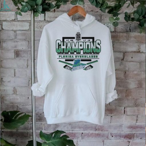 Official Florida Everblades Hockey 2024 Kelly Cup Champions Shirt