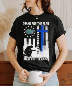 Official Florida Gators Stand For The Flag Kneel For The Cross Gator Nation Shirt