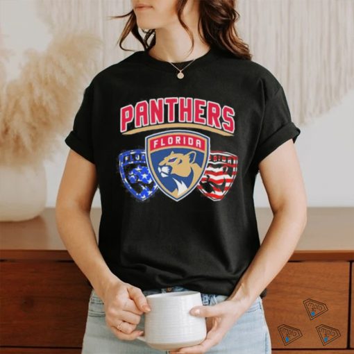 Official Florida Panthers Logo Independence Day Shirt