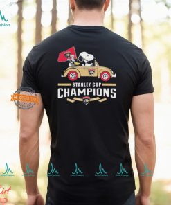 Official Florida Panthers Snoopy and Woodstock Driving Car The Stanley Cup Champions 2024 shirt