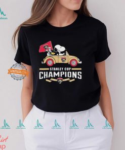 Official Florida Panthers Snoopy and Woodstock Driving Car The Stanley Cup Champions 2024 shirt