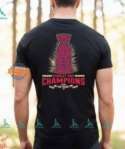 Official Florida Panthers Stanley Cup Champions 2024 List Of Stars shirt