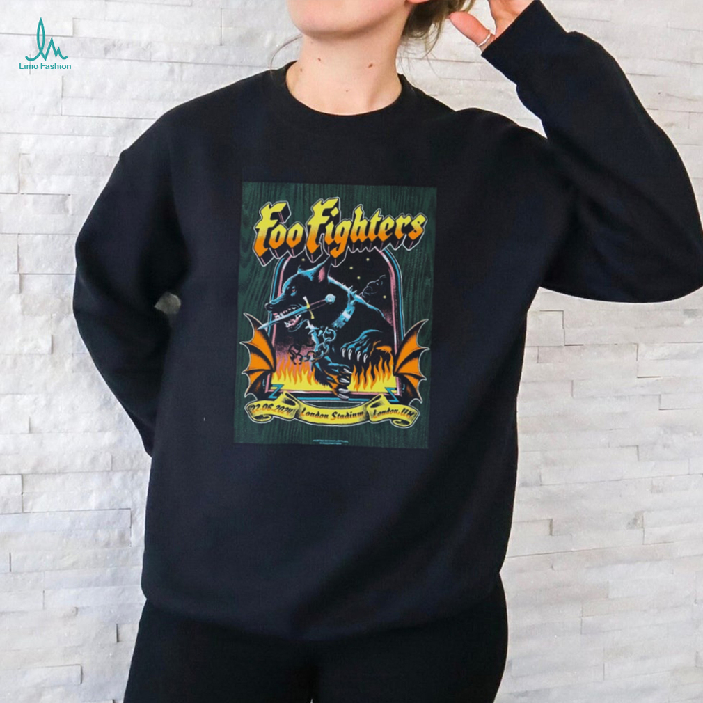 Official Foo Fighters Show At London Stadium On June 22 2024 Poster Shirt Official Foo Fighters Show At London Stadium On June 22 2024 Poster Shirt