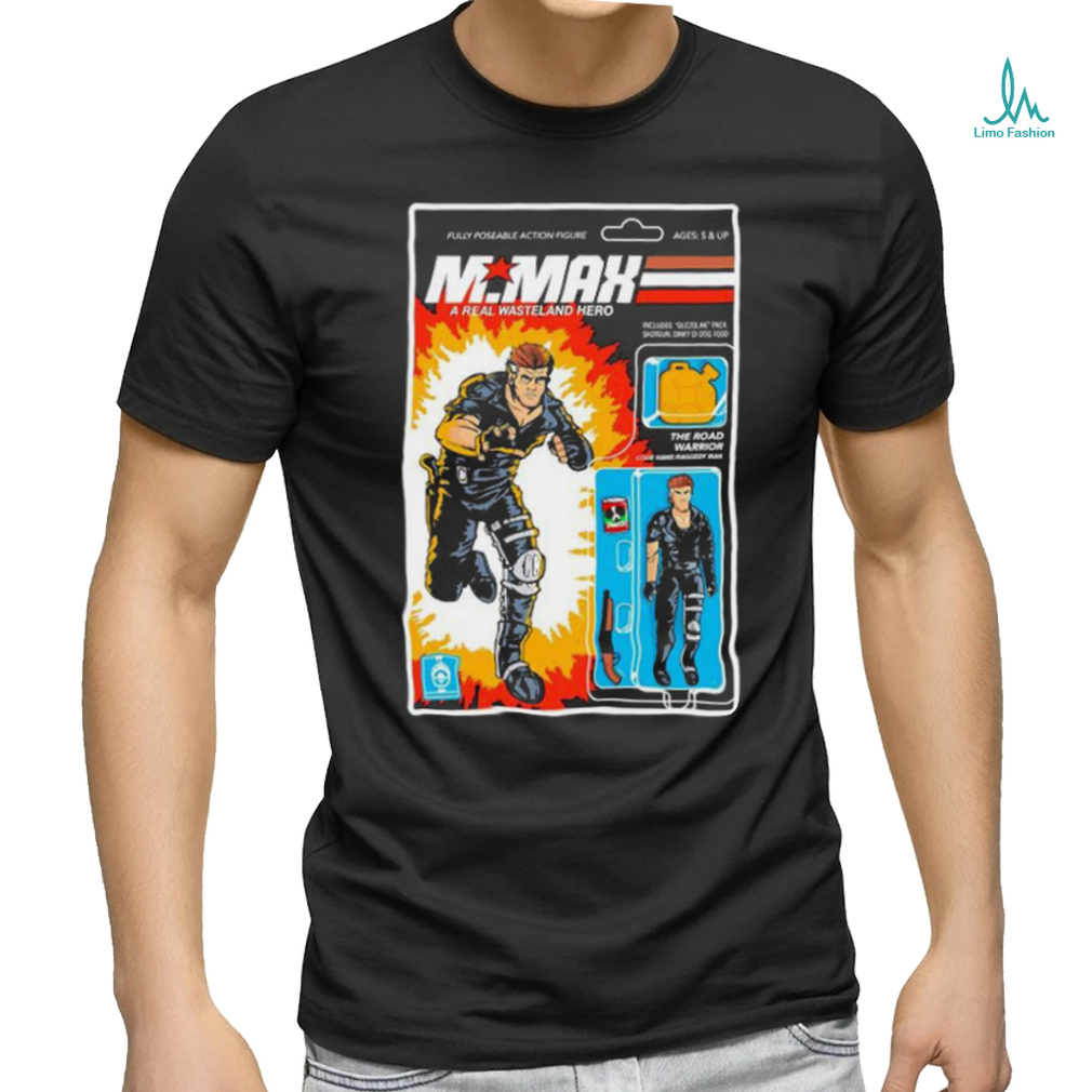 Official Fully Poseable Action Figure M Max A Real Wasteland Hero T shirt