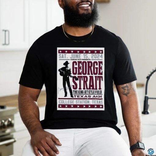 Official George Strait The King at Kyle Field 2024 Shirt