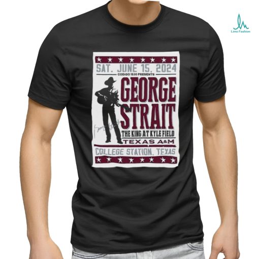 Official George Strait The King at Kyle Field 2024 Shirt