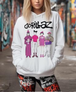 Official Gorillaz Cracker Island Standing Group t shirt