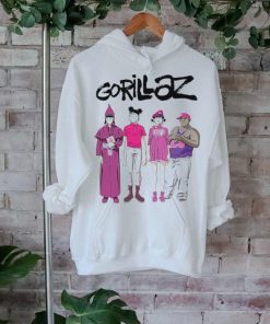 Official Gorillaz Cracker Island Standing Group t shirt