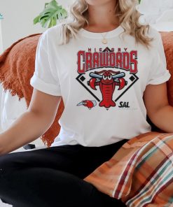 Official Hickory Crawdads Sal South Atlantic League T shirt