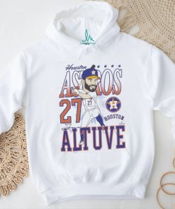 Official Houston Astros José Altuve Caricature Baseball Signature Shirt