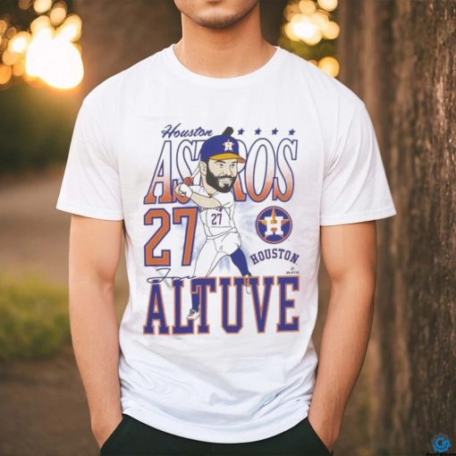 Official Houston Astros José Altuve Caricature Baseball Signature Shirt