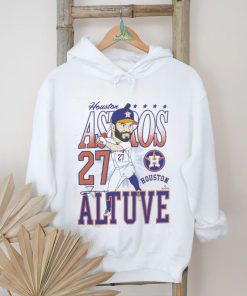 Official Houston Astros José Altuve Caricature Baseball Signature Shirt