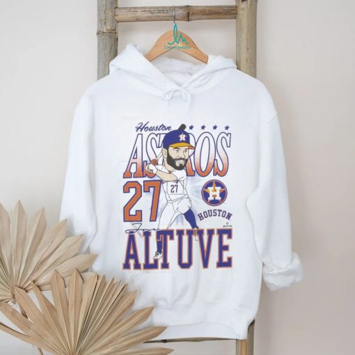 Official Houston Astros José Altuve Caricature Baseball Signature Shirt