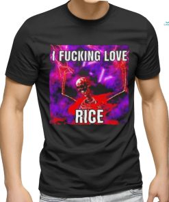 Official I Fucking Love Rice Skeleton Shirt