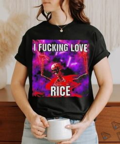 Official I Fucking Love Rice Skeleton Shirt