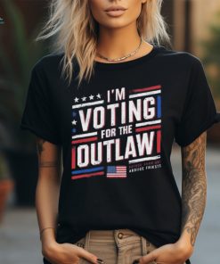 Official I’m Voting For The Outlaw – US Flag T Shirt