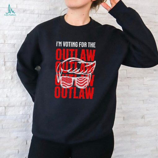Official I’m voting for the outlaw – trump 2024 T Shirt