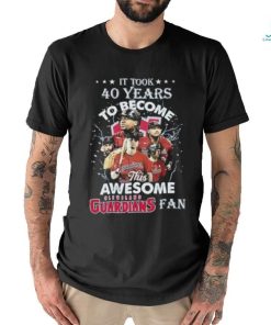 Official It Took 40 Years To Become This Awesome Cleveland Guardians Fan Shirt