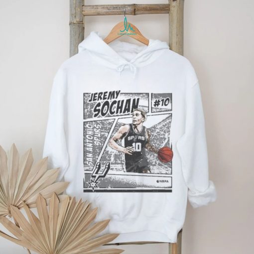Official Jeremy Sochan San Antonio Spurs Comic shirt