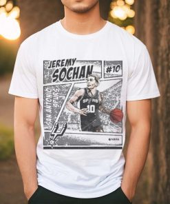 Official Jeremy Sochan San Antonio Spurs Comic shirt