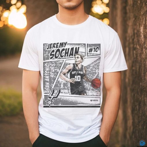 Official Jeremy Sochan San Antonio Spurs Comic shirt