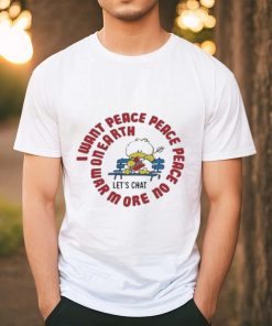 Official Jerks 80s I Want Peace Peace Peace Shirt