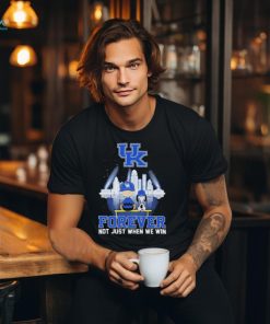 Official Kentucky Wildcats Snoopy Basketball Fan Forever Not Just When We Win T Shirt