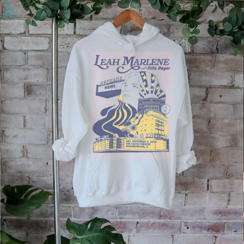 Official Leah Marlene Sept 7 2024 Castle Theatre Bloomington IL poster t shirt Official Leah Marlene Sept 7 2024 Castle Theatre Bloomington IL poster t shirt