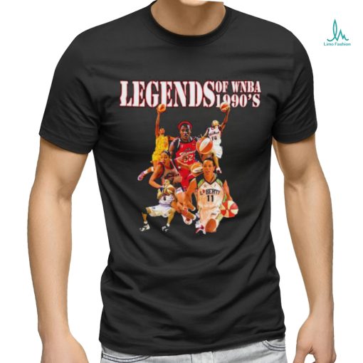 Official Legends Of Wnba 1990’s Women’s Player Images T shirt