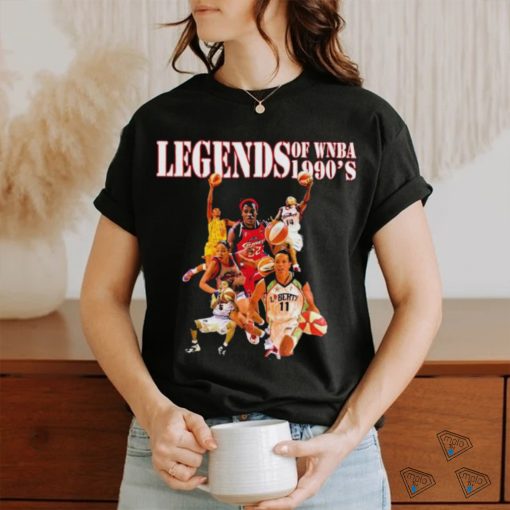 Official Legends Of Wnba 1990’s Women’s Player Images T shirt